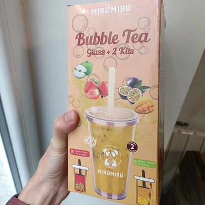 Verre réutilisable à Bubble Tea 500ml + 2 Bubble Tea à réaliser