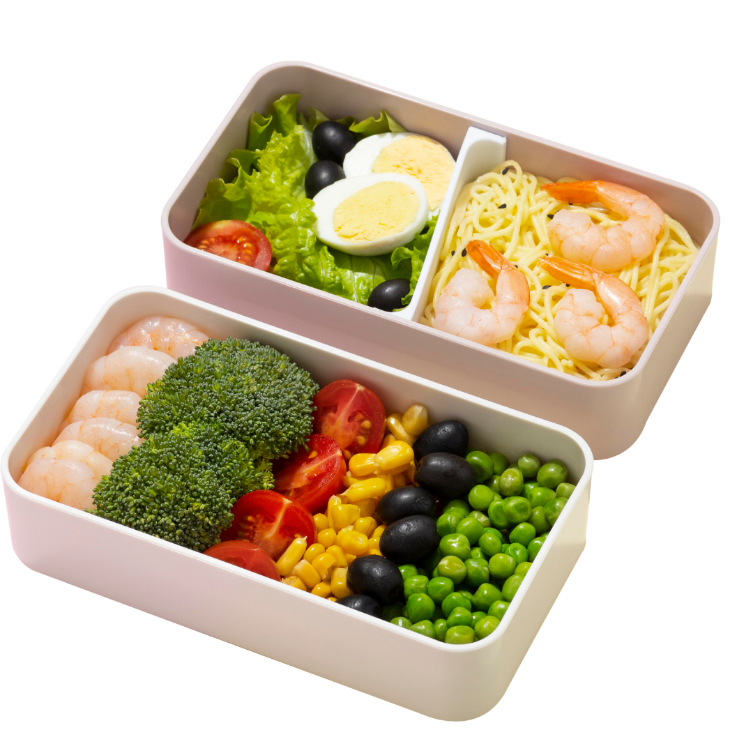 Bento Box Lunch Shikaku (18x11x10cm) avec couverts