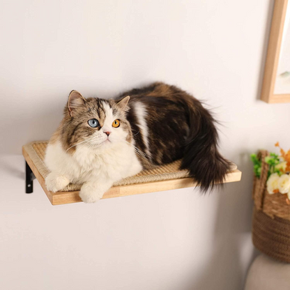 Bubble Cat - Étagère Murale avec Griffoir en Jute – Perchoir Suspendu pour Chats